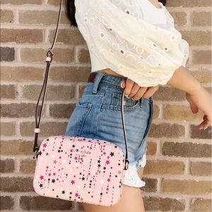 Kate Spade Camera Bag Crossbody Glitter